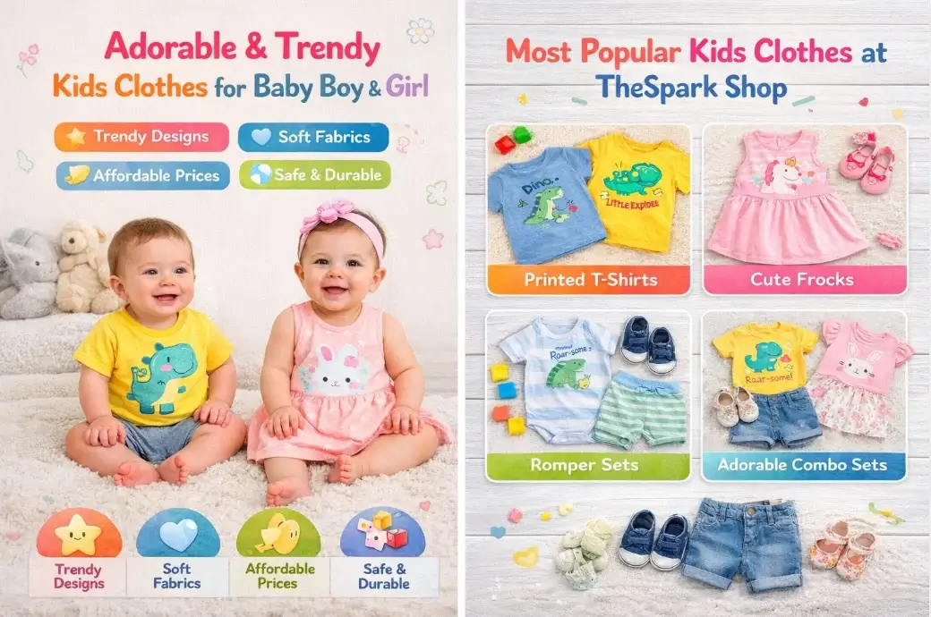 TheSpark Shop Kids Clothes for Baby Boy & Girl