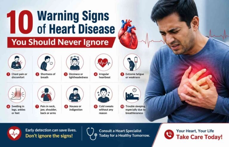 10 Warning Signs of Heart Disease You Should Never Ignore