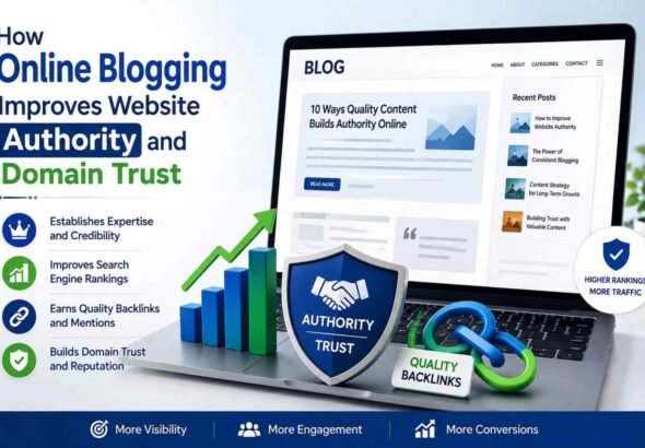 How Online Blogging Improves Website Authority and Domain Trust