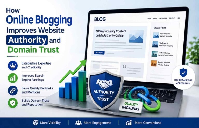 How Online Blogging Improves Website Authority and Domain Trust